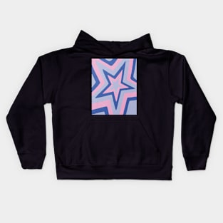 Star, Abstract print, Mid century art Kids Hoodie